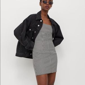 H&M houndstooth dress